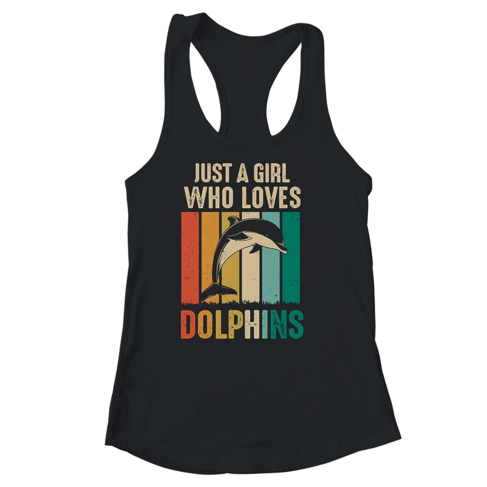 Funny Dolphin Design For Girls Mom Ocean Animal Dolphin Lover Shirt & Tank Top | siriusteestore
