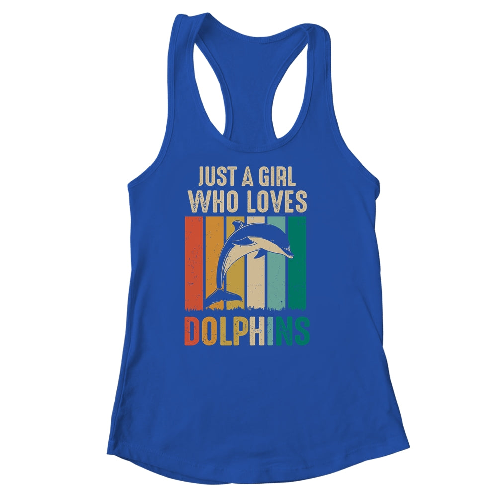 Funny Dolphin Design For Girls Mom Ocean Animal Dolphin Lover Shirt & Tank Top | siriusteestore