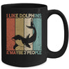 Funny Dolphin Design For Kids Men Women Animal Vintage Mug | siriusteestore