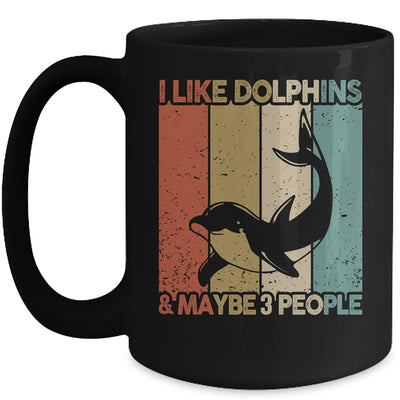 Funny Dolphin Design For Kids Men Women Animal Vintage Mug | siriusteestore