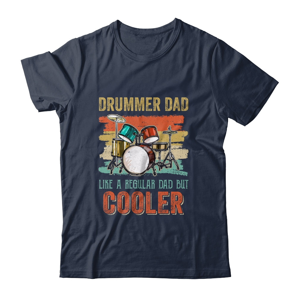 Funny Drummer Dad Art For Men Drumming Daddy Drum Players Shirt & Hoodie | siriusteestore
