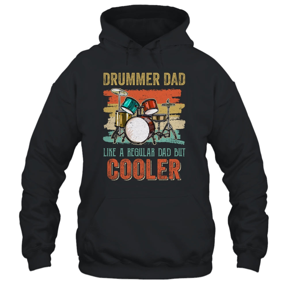 Funny Drummer Dad Art For Men Drumming Daddy Drum Players Shirt & Hoodie | siriusteestore
