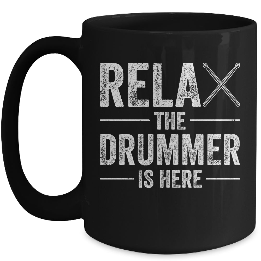 Funny Drummer Design For Men Women Drum Player Music Lover Mug | siriusteestore