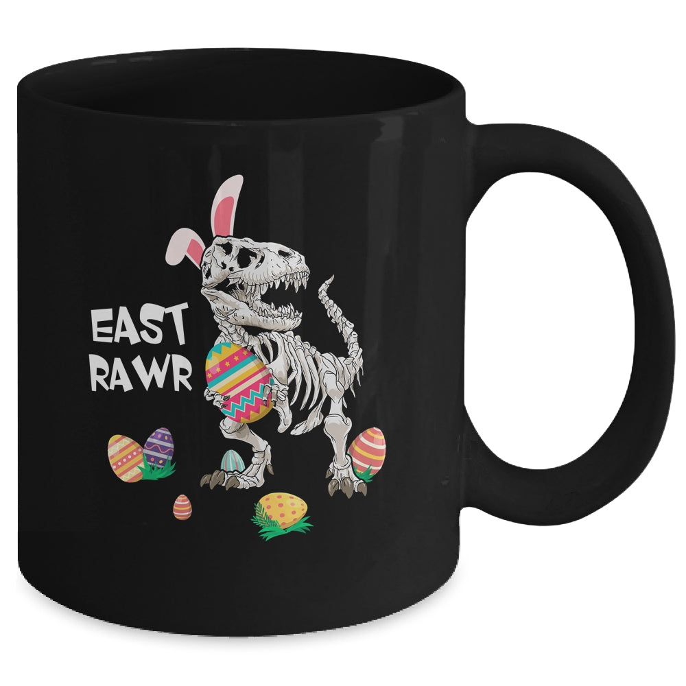 Funny Eastrawr T Rex Dinosaur Easter Day Boy Men Mug | siriusteestore