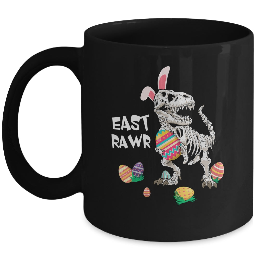 Funny Eastrawr T Rex Dinosaur Easter Day Boy Men Mug | siriusteestore