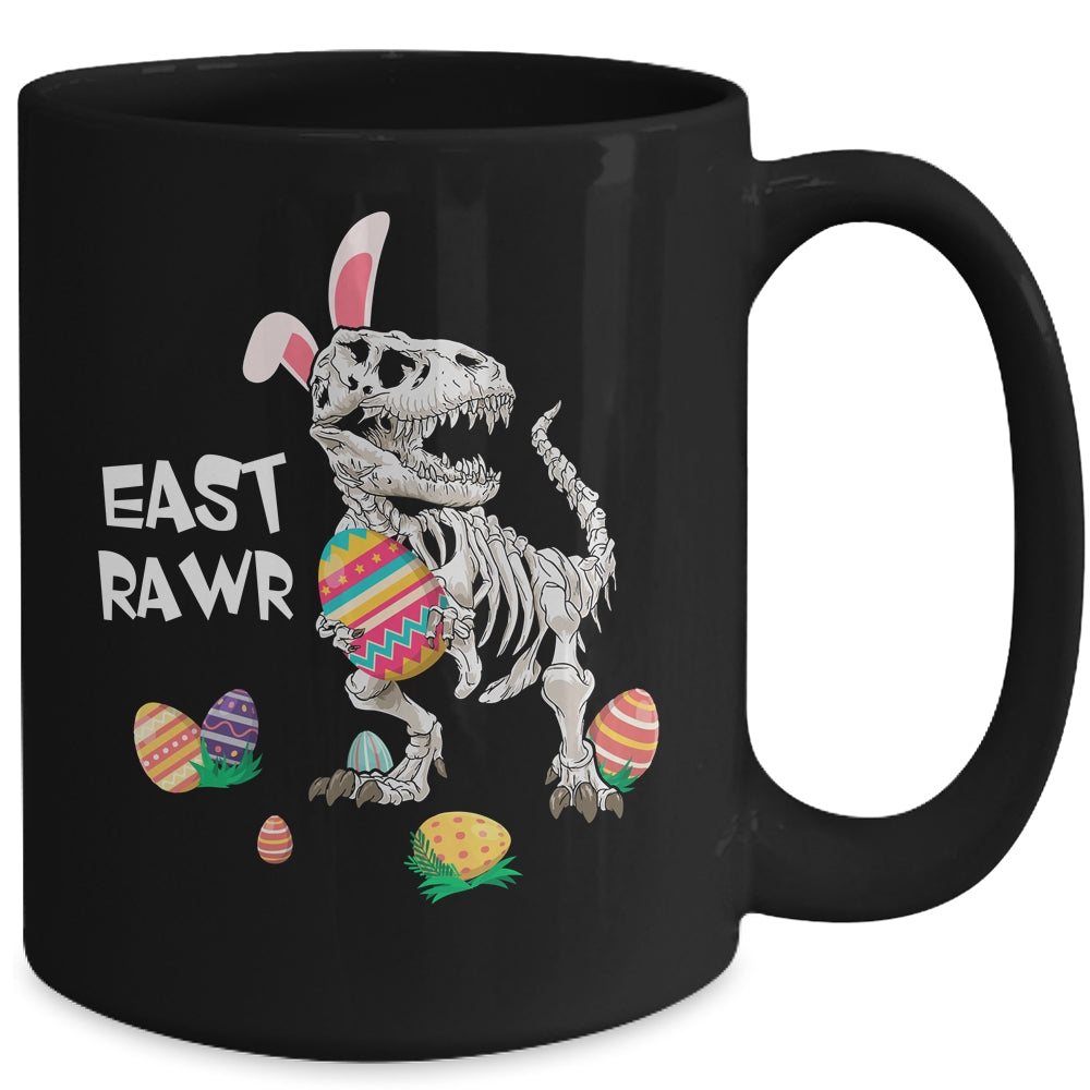 Funny Eastrawr T Rex Dinosaur Easter Day Boy Men Mug | siriusteestore
