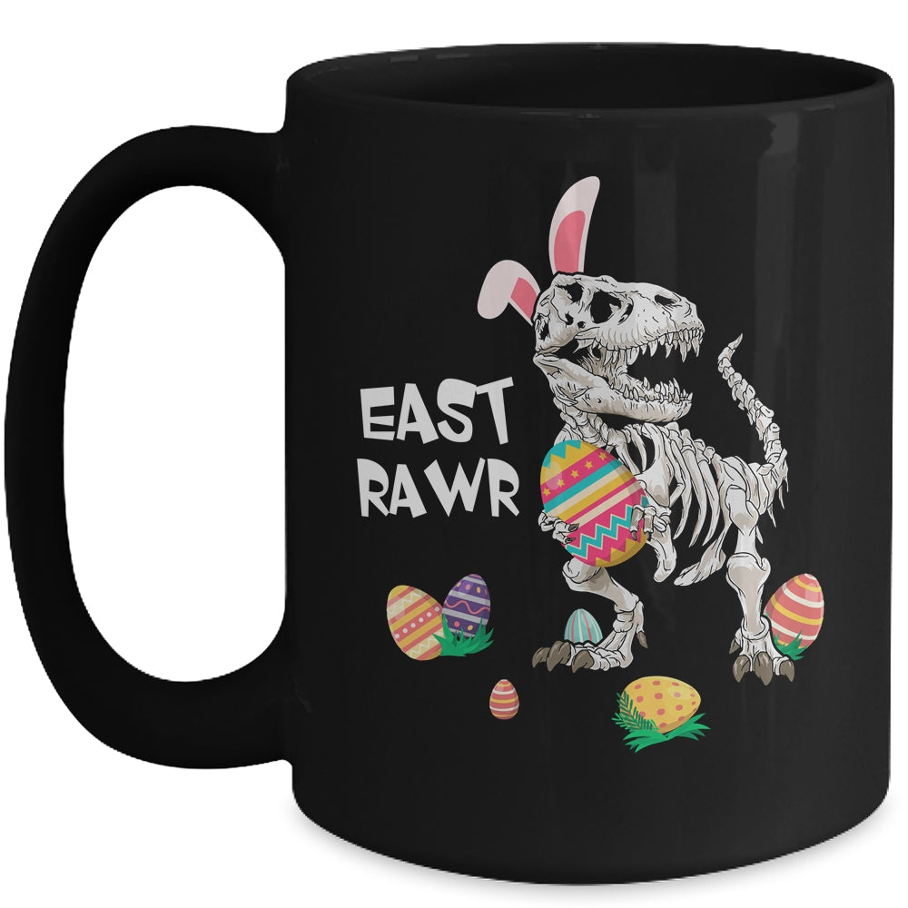 Funny Eastrawr T Rex Dinosaur Easter Day Boy Men Mug | siriusteestore