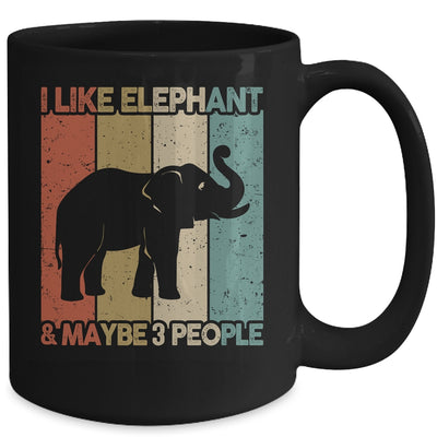Funny Elephant Design For Kids Men Women Animal Vintage Mug | siriusteestore