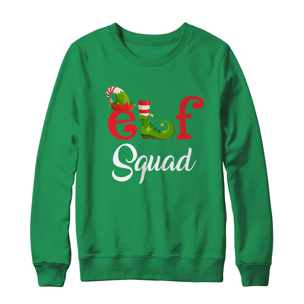 Funny Family Christmas Matching Holiday Group Elf Squad Shirt & Sweatshirt | siriusteestore