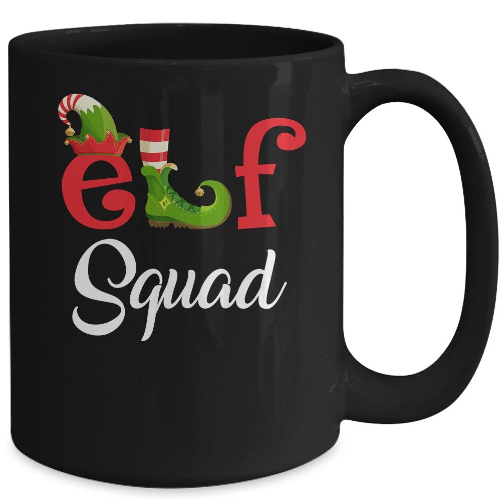 Funny Family Christmas Matching Holiday Group Elf Squad Mug | siriusteestore