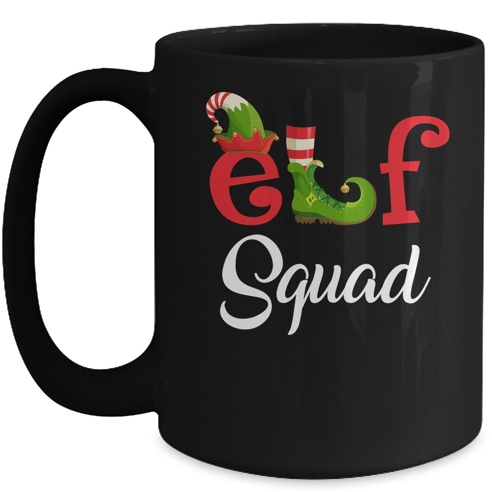 Funny Family Christmas Matching Holiday Group Elf Squad Mug | siriusteestore
