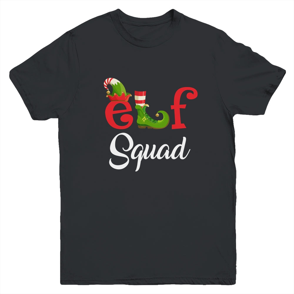 Funny Family Christmas Matching Holiday Group Elf Squad Youth Shirt | siriusteestore