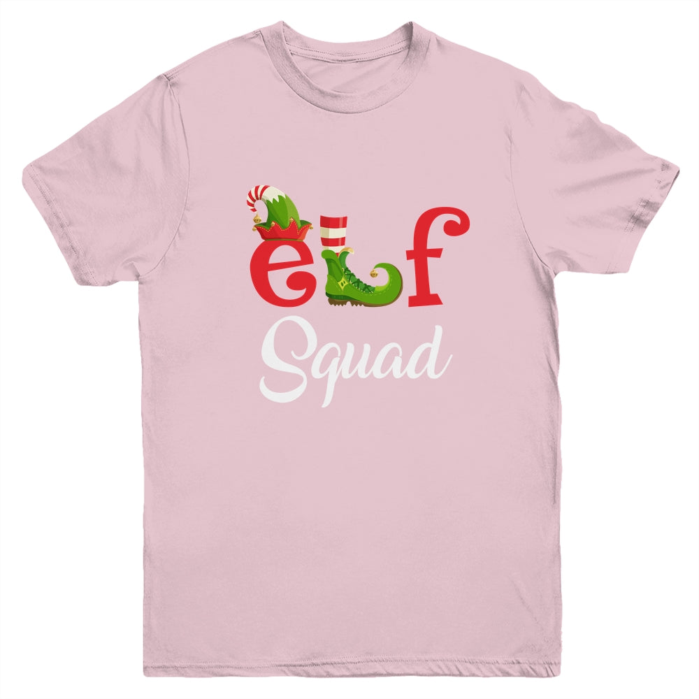 Funny Family Christmas Matching Holiday Group Elf Squad Youth Shirt | siriusteestore