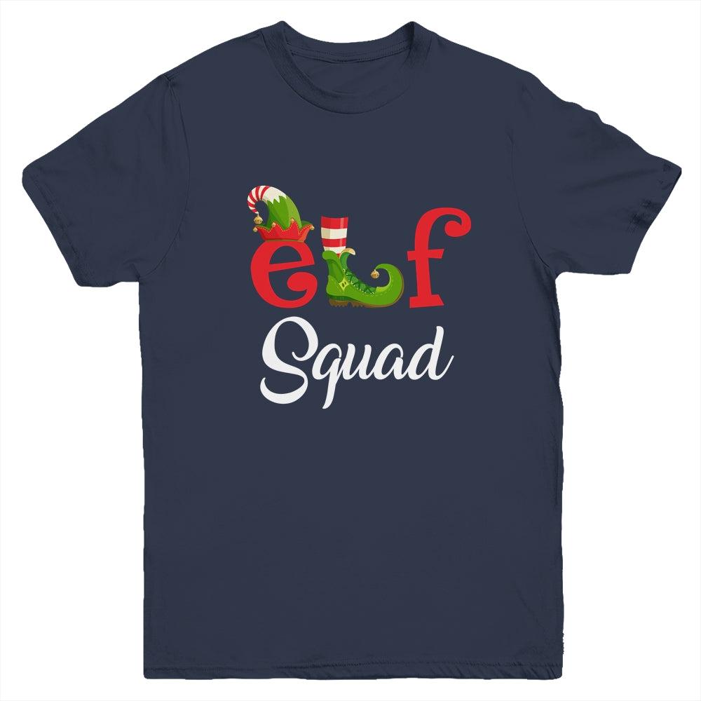 Funny Family Christmas Matching Holiday Group Elf Squad Youth Shirt | siriusteestore