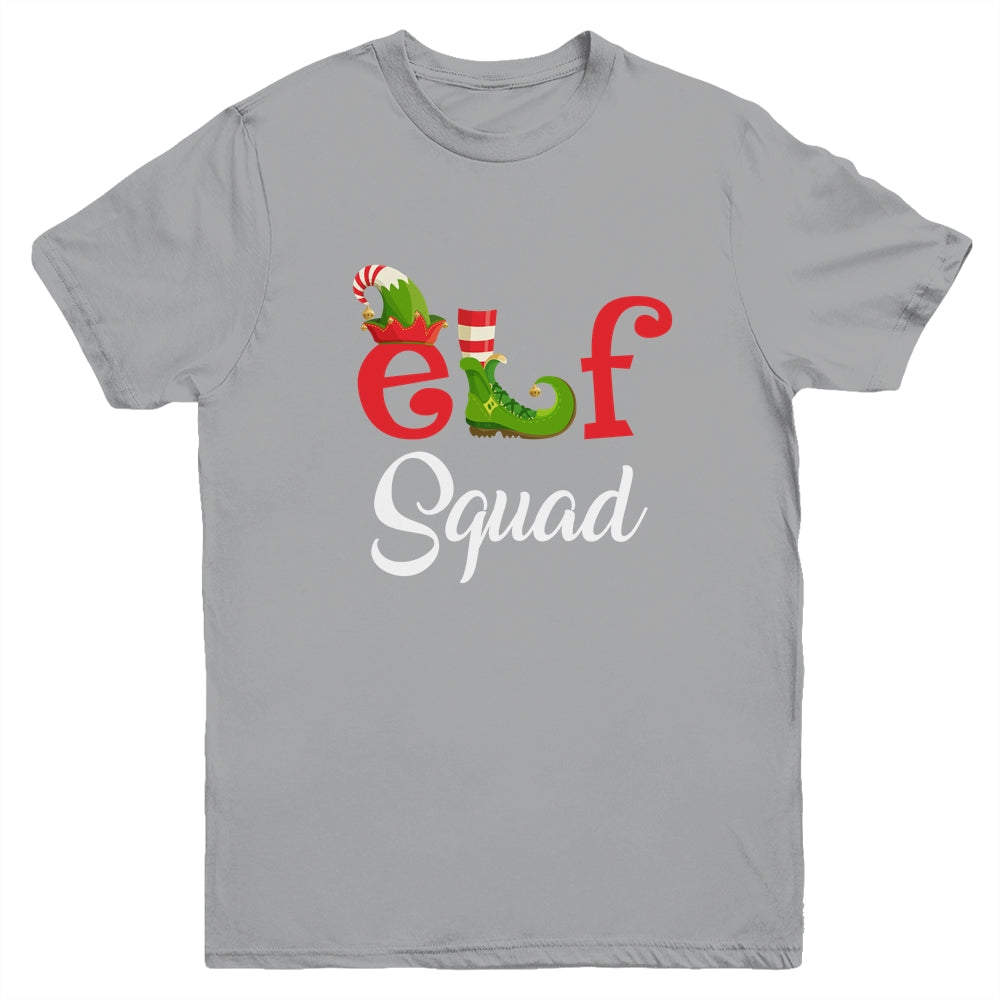 Funny Family Christmas Matching Holiday Group Elf Squad Youth Shirt | siriusteestore