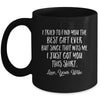 Funny Father's Day Birthday From Wife To Husband Mug | siriusteestore
