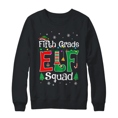 Funny Fifth Grade Elf Squad Teacher Christmas Child Xmas Shirt & Sweatshirt | siriusteestore