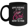 Funny Fishing Design For Girls Women Fisherman Fishing Lover Mug | siriusteestore