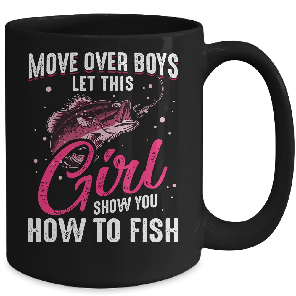 Funny Fishing Design For Girls Women Fisherman Fishing Lover Mug | siriusteestore