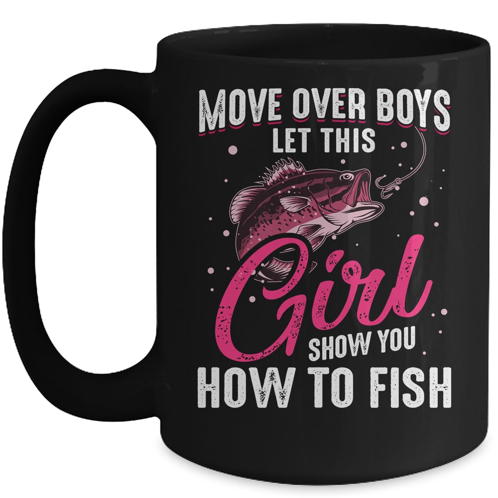 Funny Fishing Design For Girls Women Fisherman Fishing Lover Mug | siriusteestore