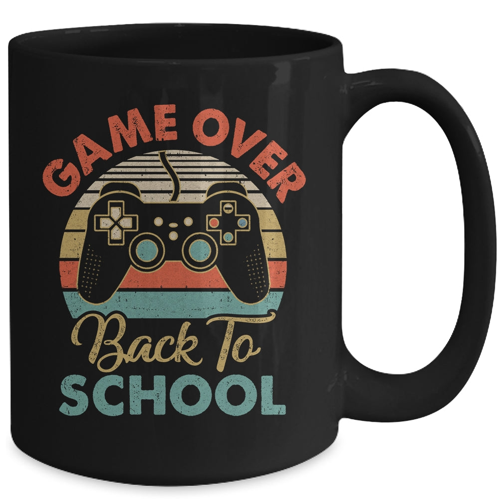 Funny Game Over Teacher Student Controller Back To School Mug | siriusteestore
