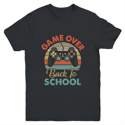 Funny Game Over Teacher Student Controller Back To School Youth Shirt | siriusteestore