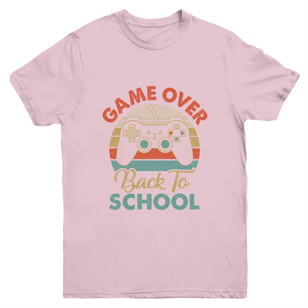 Funny Game Over Teacher Student Controller Back To School Youth Shirt | siriusteestore