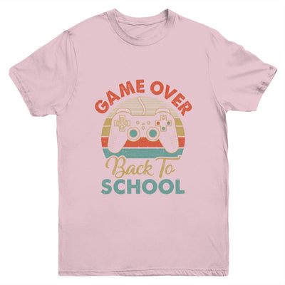 Funny Game Over Teacher Student Controller Back To School Youth Shirt | siriusteestore