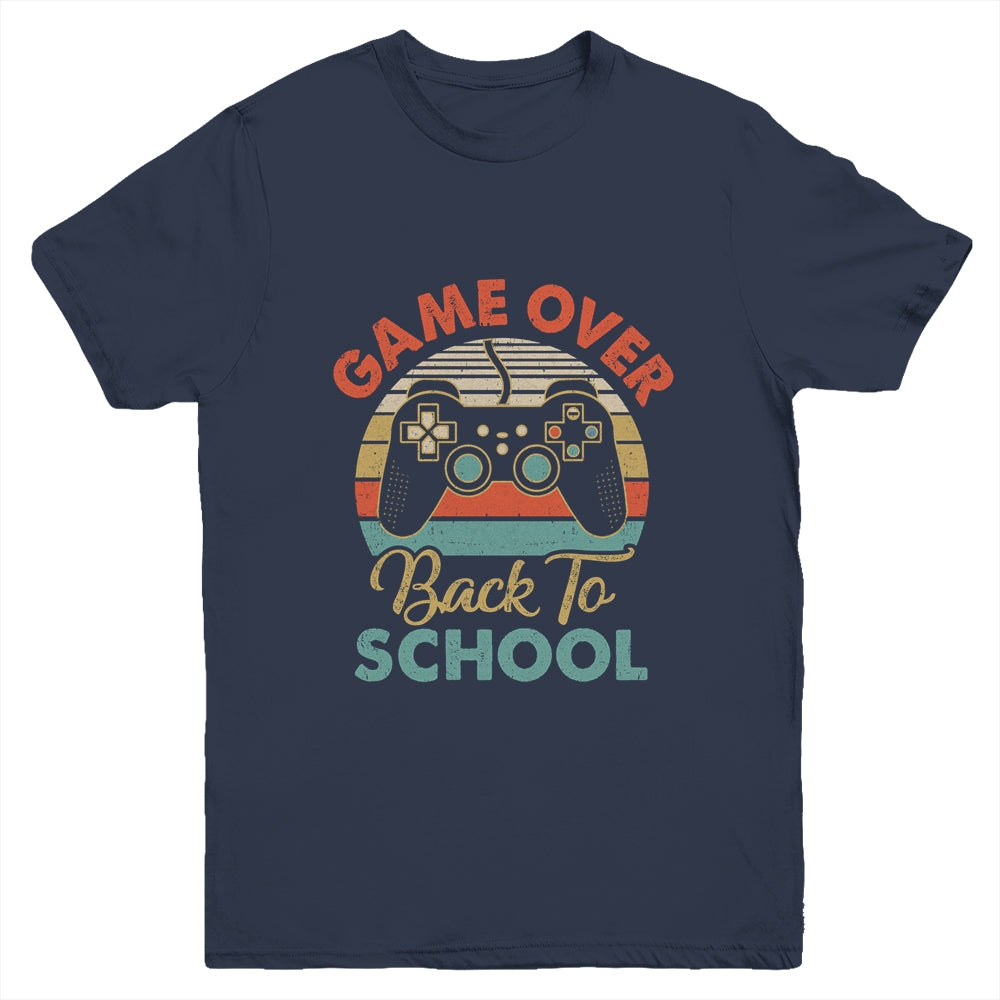 Funny Game Over Teacher Student Controller Back To School Youth Shirt | siriusteestore