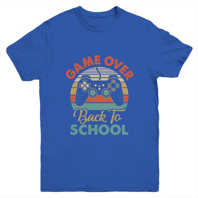 Funny Game Over Teacher Student Controller Back To School Youth Shirt | siriusteestore