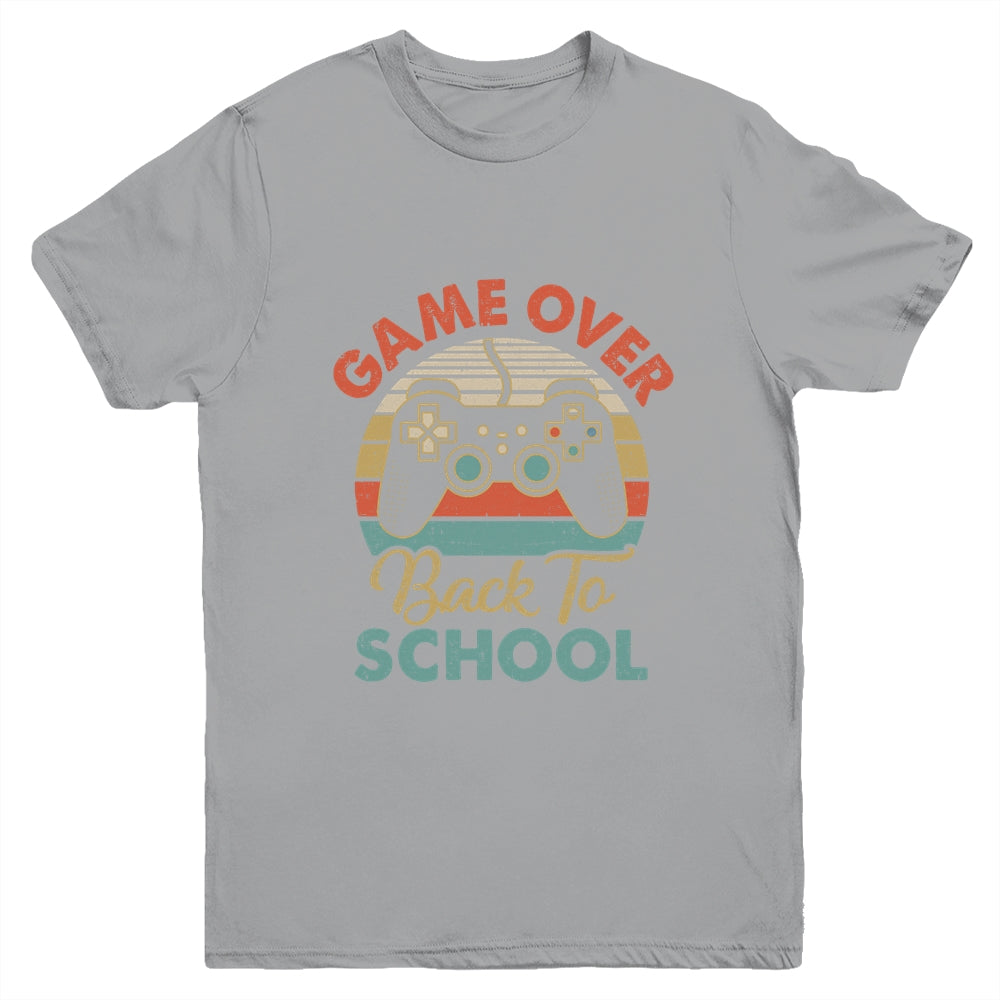 Funny Game Over Teacher Student Controller Back To School Youth Shirt | siriusteestore