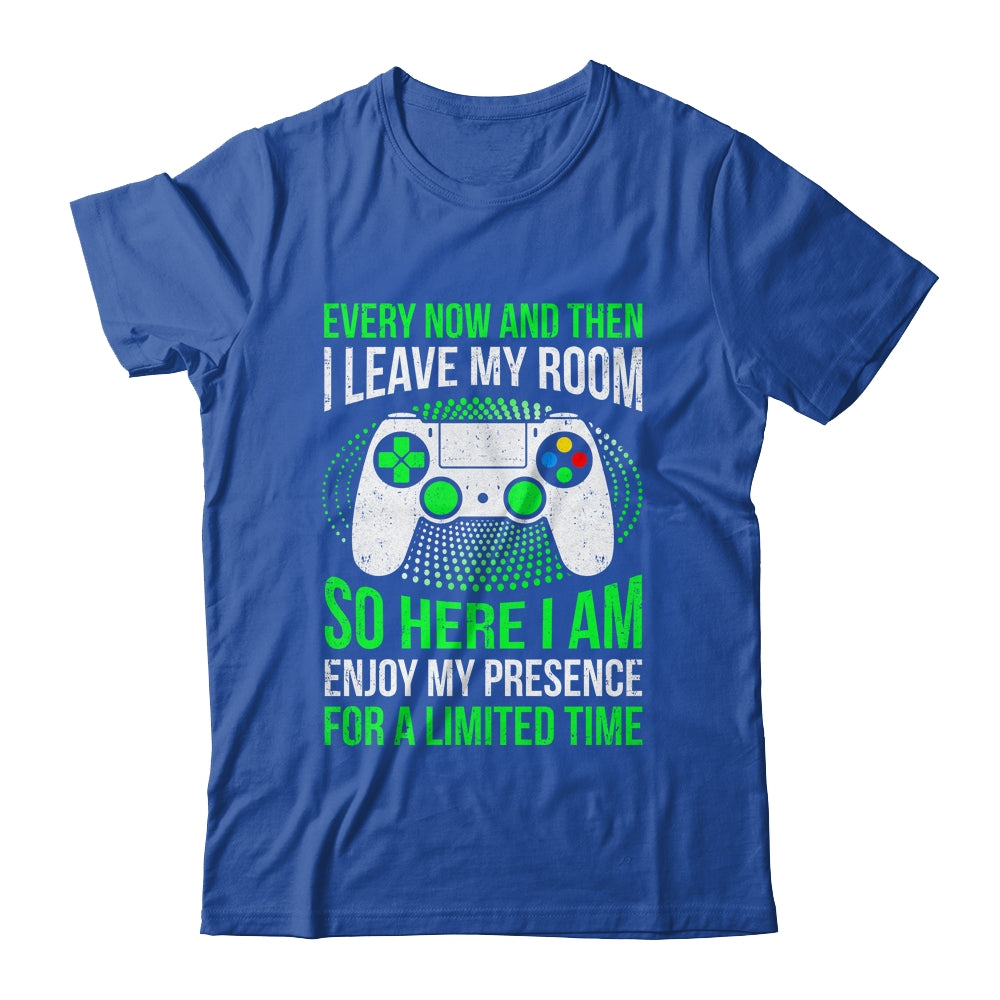 Funny Gaming Every Now And Then I Leave My Room Gamer Shirt & Hoodie | siriusteestore