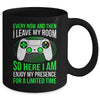 Funny Gaming Every Now And Then I Leave My Room Gamer Mug | siriusteestore
