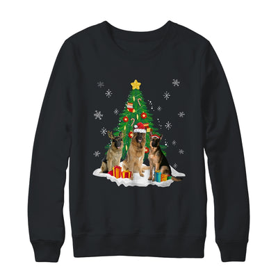 Funny German Shepherd Ugly Christmas Dog Lovers Women Shirt & Sweatshirt | siriusteestore
