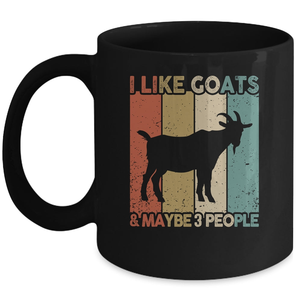 Funny Goat Design For Kids Men Women Animal Goat Vintage Mug | siriusteestore