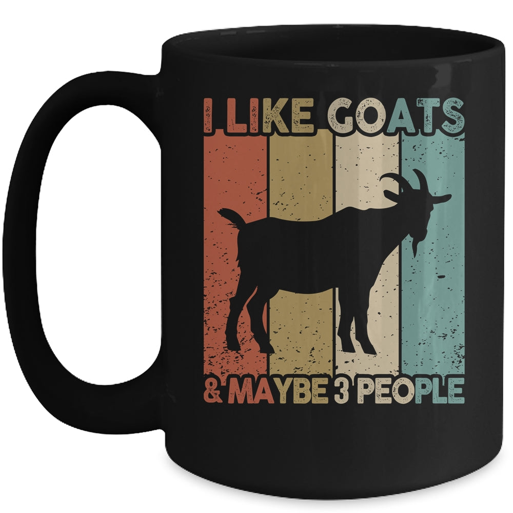 Funny Goat Design For Kids Men Women Animal Goat Vintage Mug | siriusteestore