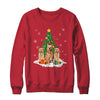 Funny Golden Retriever Ugly Christmas Dog Lovers Women Shirt & Sweatshirt | siriusteestore