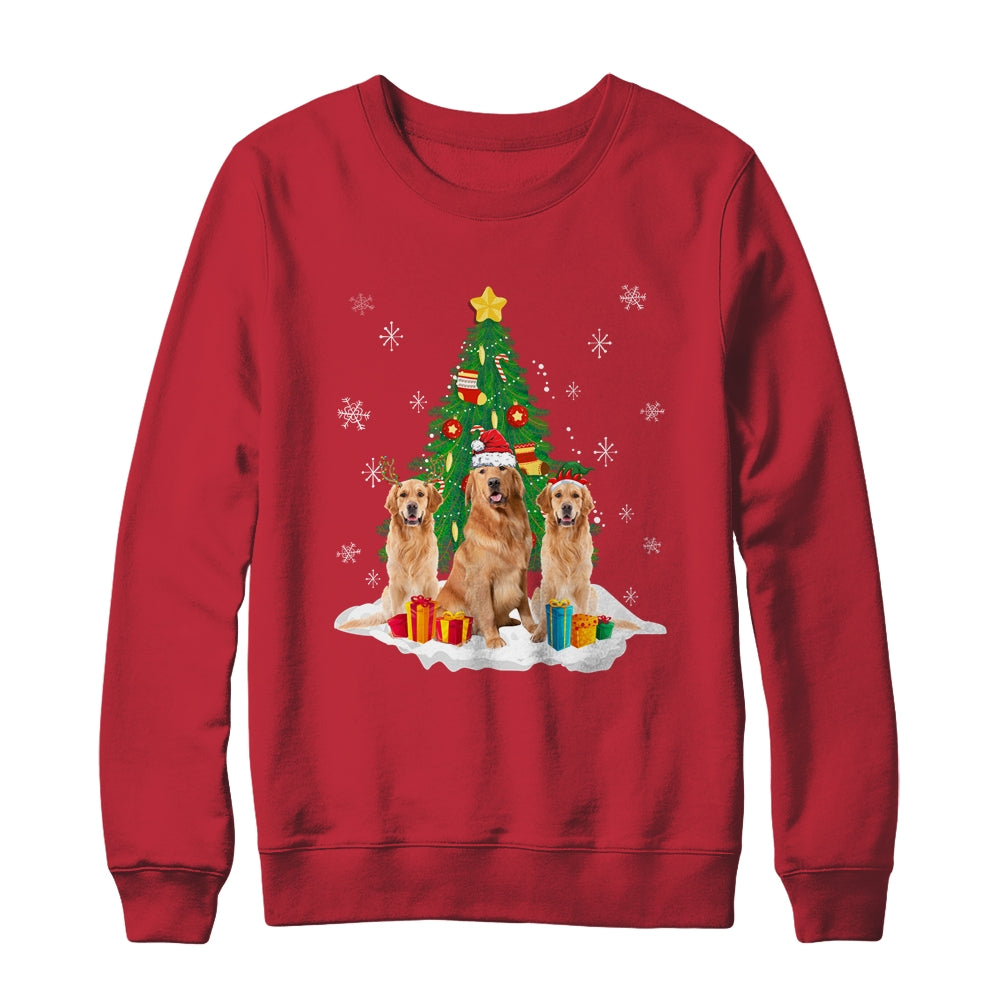 Golden retriever christmas sweatshirts sales
