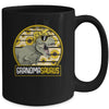 Funny Grandma Saurus Sunflower Dinosaur Grandma T Rex Mug | siriusteestore