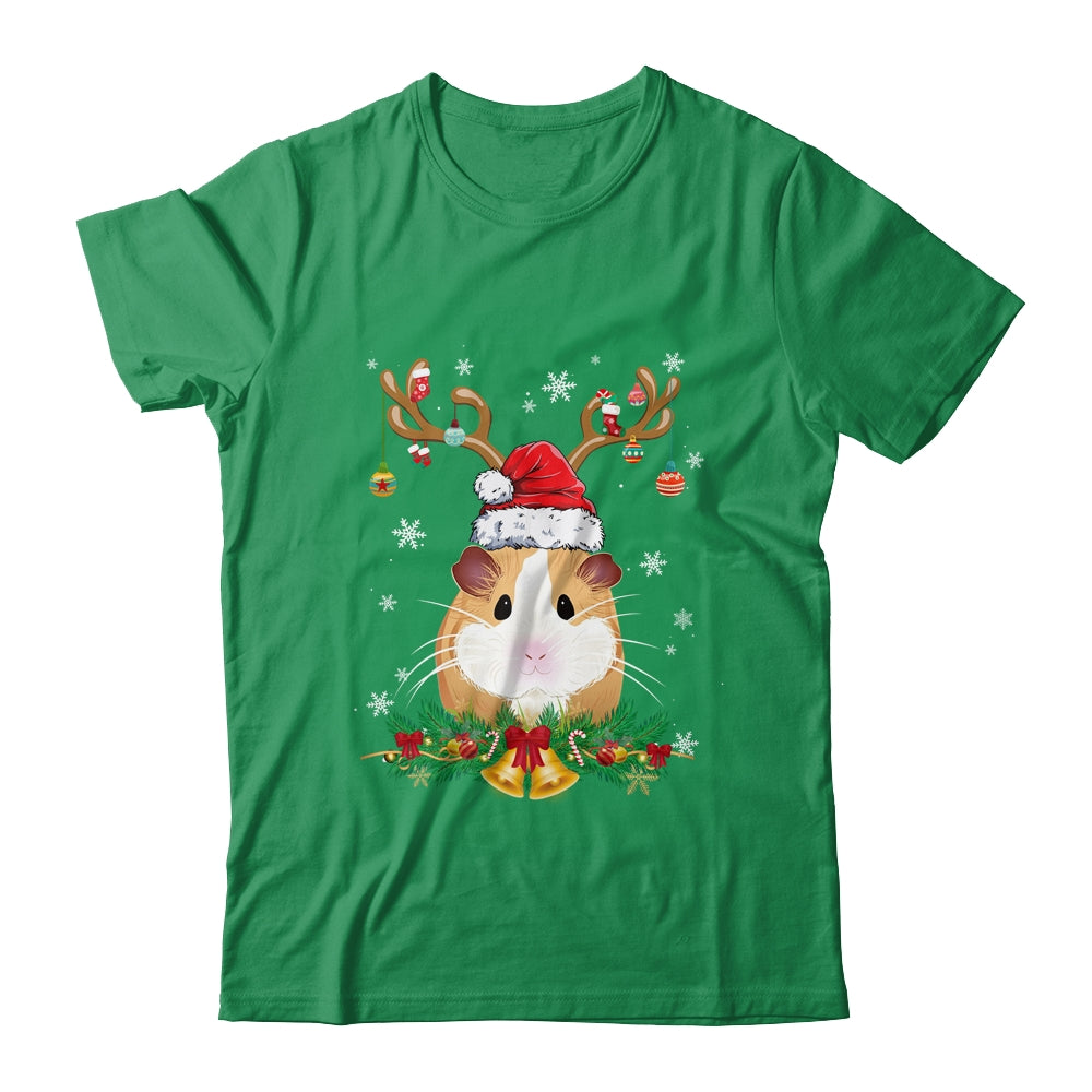 Funny Guinea Pig Reindeer Lights Ornament Santa Christmas Xmas Shirt & Sweatshirt | siriusteestore
