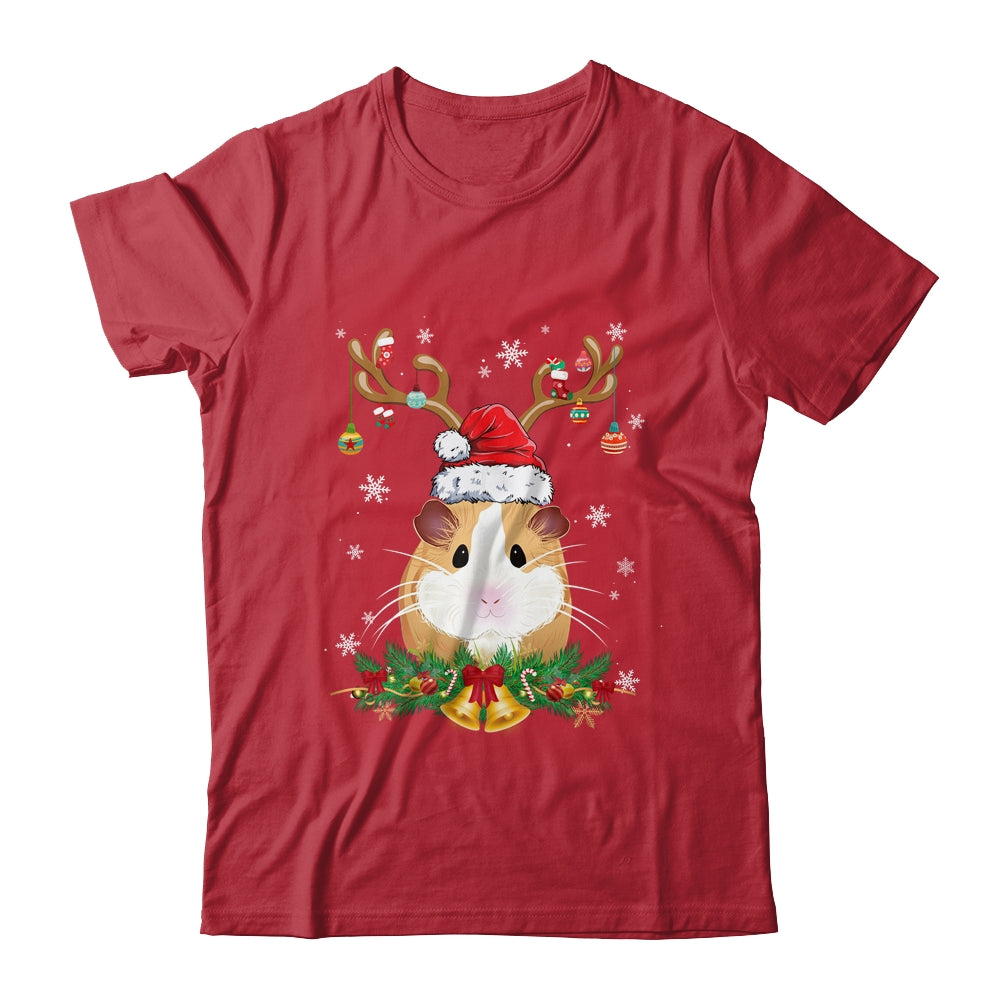 Funny Guinea Pig Reindeer Lights Ornament Santa Christmas Xmas Shirt & Sweatshirt | siriusteestore