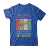 Funny Guitar Design For Men Guitarist Guitar Player Vintage Shirt & Hoodie | siriusteestore