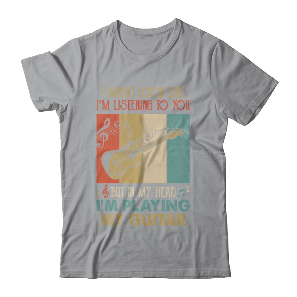 Funny Guitar Design For Men Guitarist Guitar Player Vintage Shirt & Hoodie | siriusteestore
