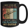 Funny Guitar Design For Men Guitarist Guitar Player Vintage Mug | siriusteestore