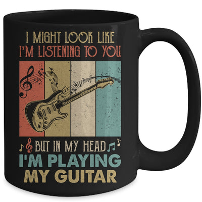 Funny Guitar Design For Men Guitarist Guitar Player Vintage Mug | siriusteestore