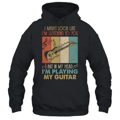 Funny Guitar Design For Men Guitarist Guitar Player Vintage Shirt & Hoodie | siriusteestore