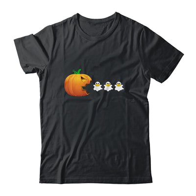 Funny Halloween For Women Kids Men Pumpkin Ghost Mask Shirt & Hoodie | siriusteestore