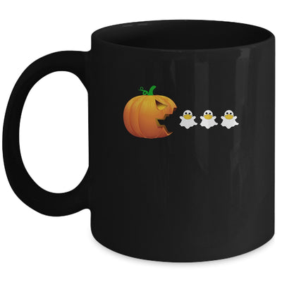 Funny Halloween For Women Kids Men Pumpkin Ghost Mask Mug | siriusteestore