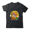 Funny Halloween Funny Skeleton Playing Guitar Pumpkin Boo Shirt & Hoodie | siriusteestore