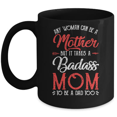 Funny Happy Fathers Day To The Best Single Mom Mug | siriusteestore
